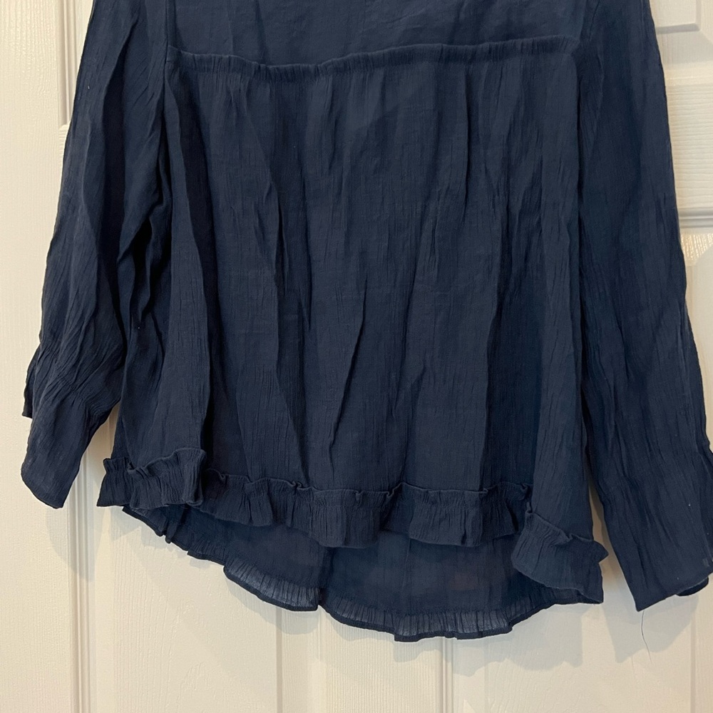 Zac & Rachel  Blue Women's Top medium - Picture 5 of 7